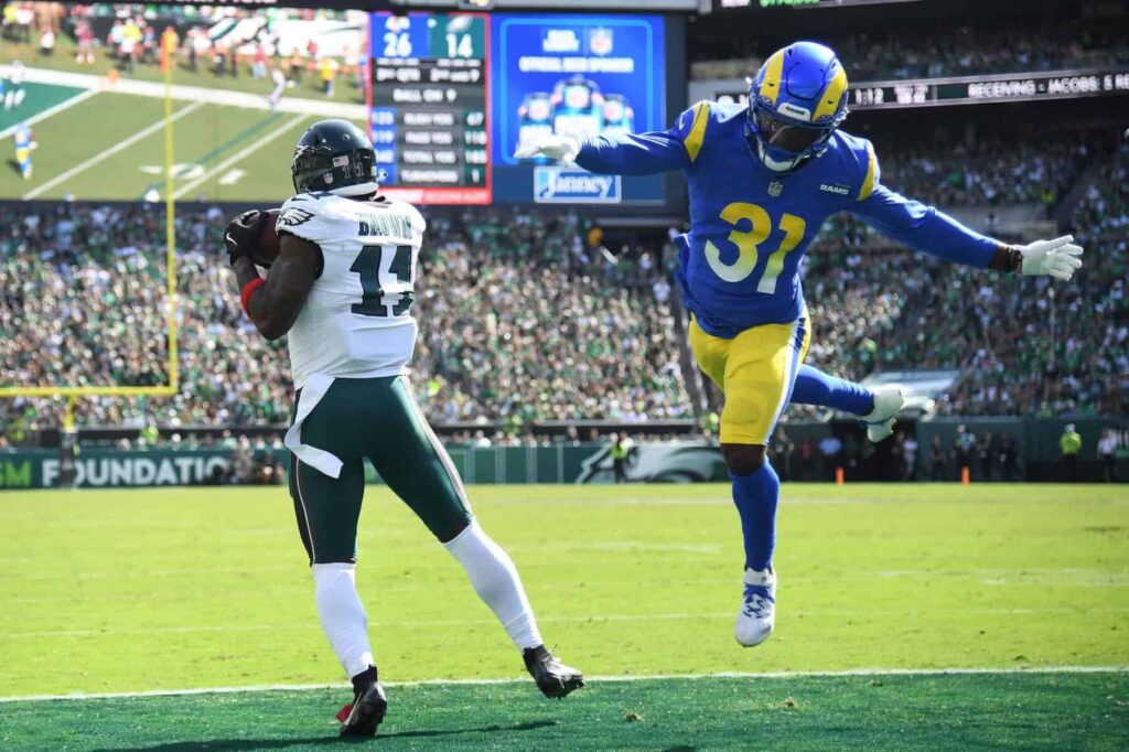 AJ Brown vs Rams