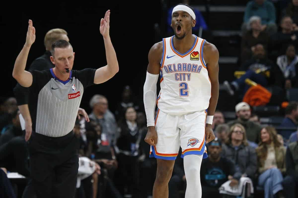 Oklahoma City Thunder guard Shai Gilgeous-Alexander
