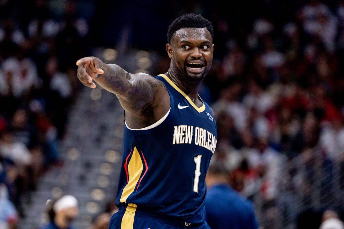 New Orleans Pelicans power forward Zion Williamson