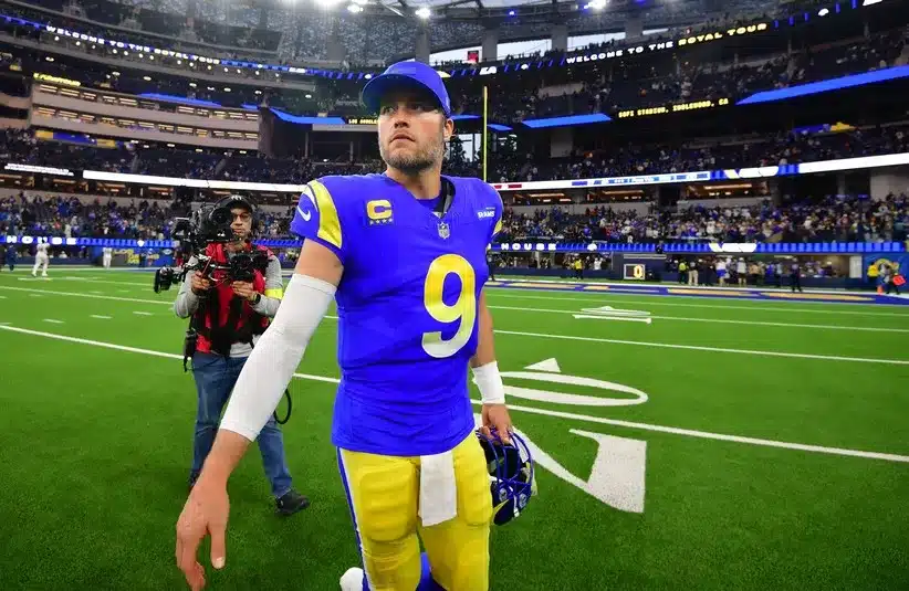 Matthew Stafford makes history.